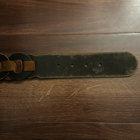 UNIQUE Leather Chain Belt size Small 28-32 - Picture 8 of 11